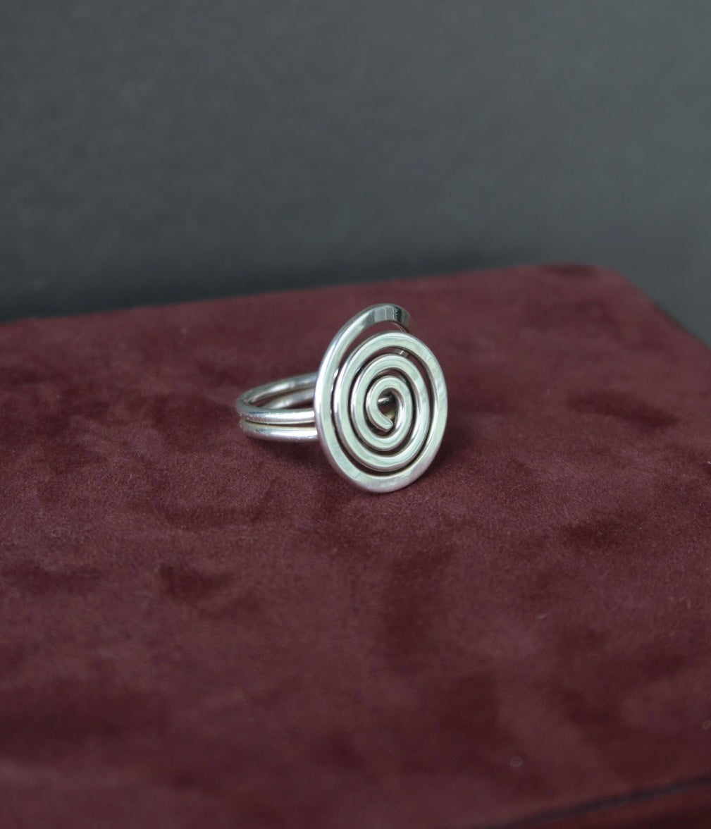 Spiral Silver Ring
