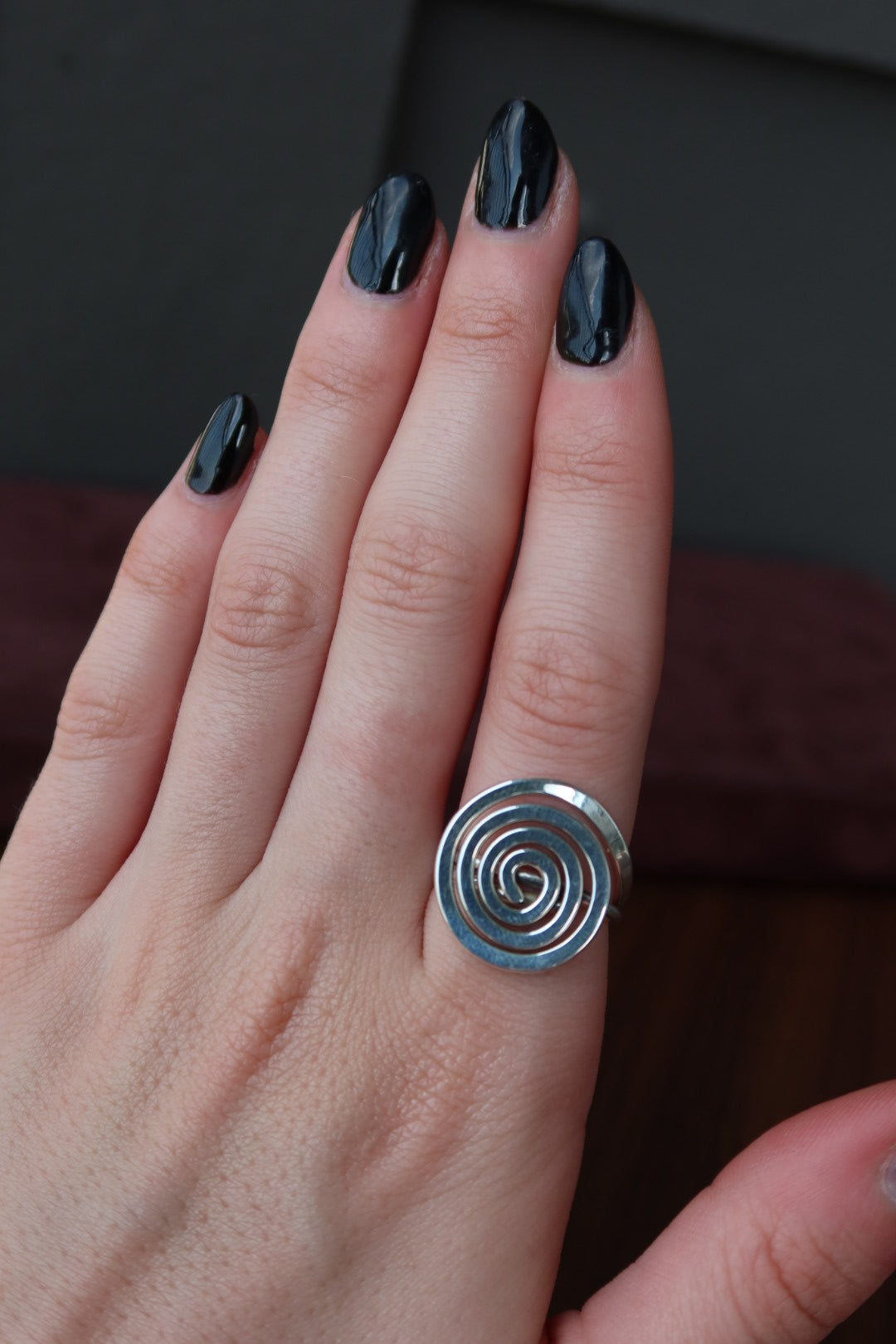 Spiral Silver Ring