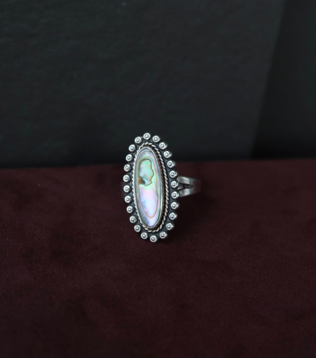 Vintage Abalone Sterling Silver 925