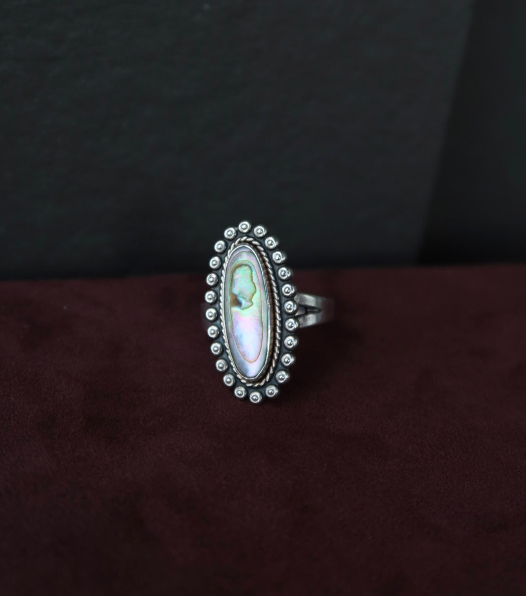 Vintage Abalone Sterling Silver 925