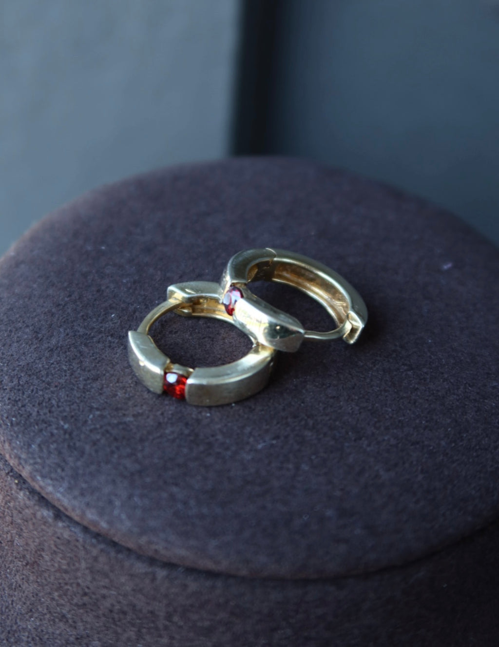 Ruby 925 Earrings