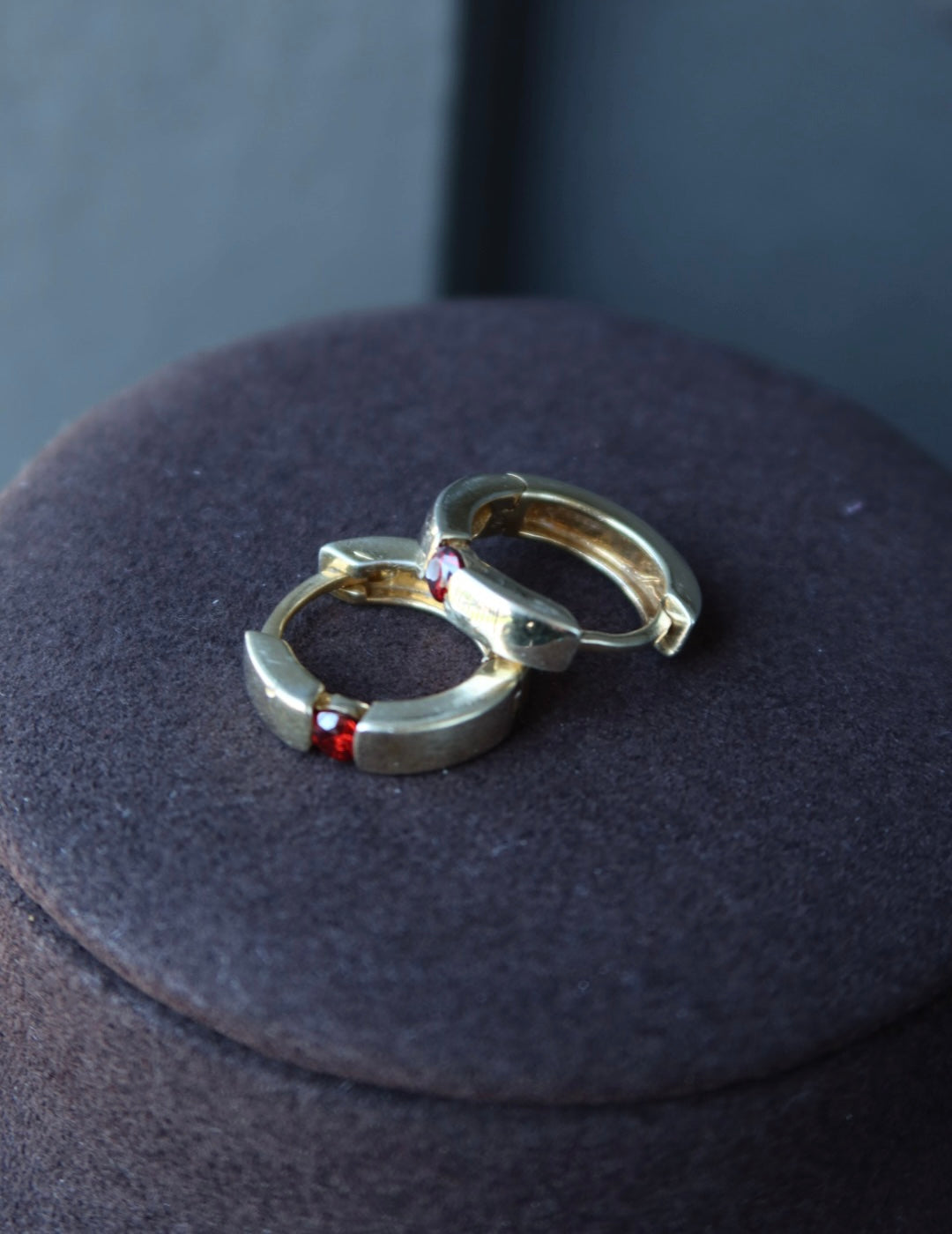 Ruby 925 Earrings