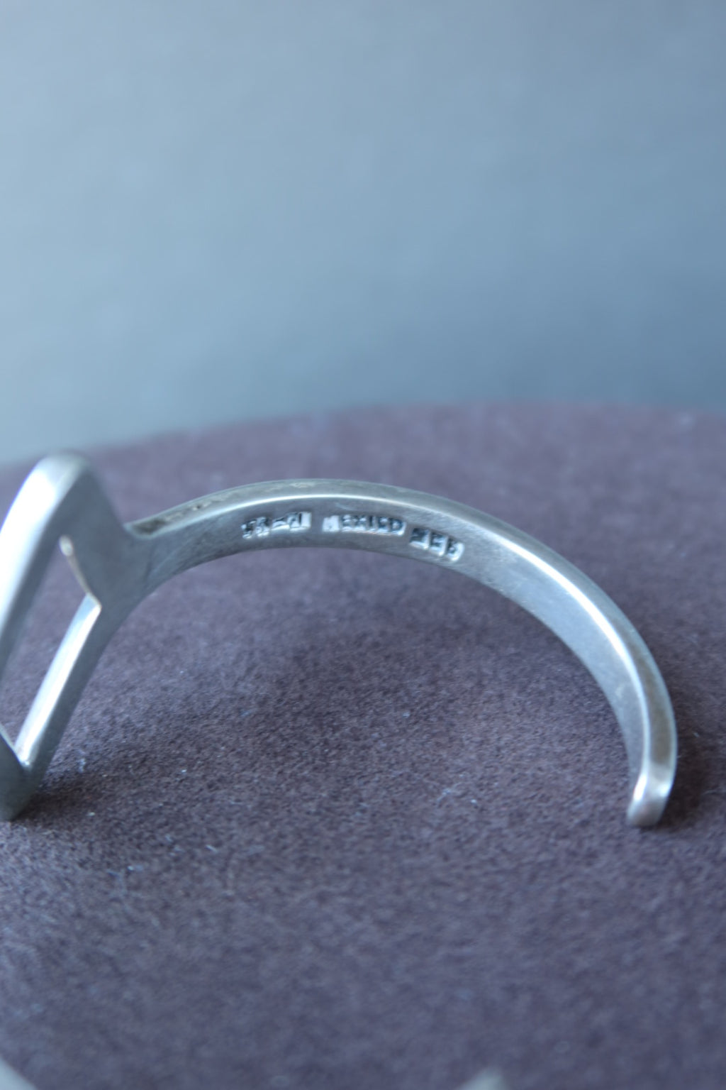 Geometric Sterling Silver Cuff