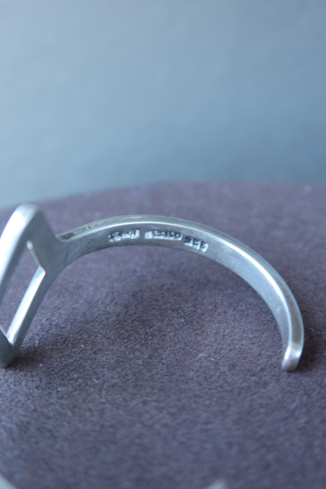 Geometric Sterling Silver Cuff