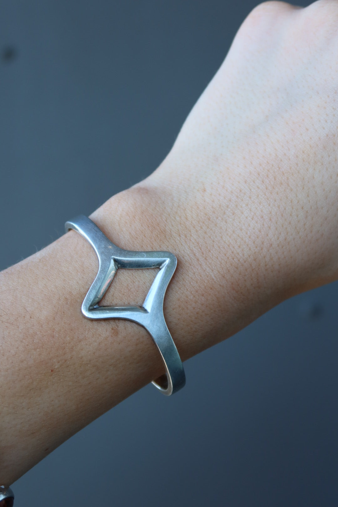 Geometric Sterling Silver Cuff