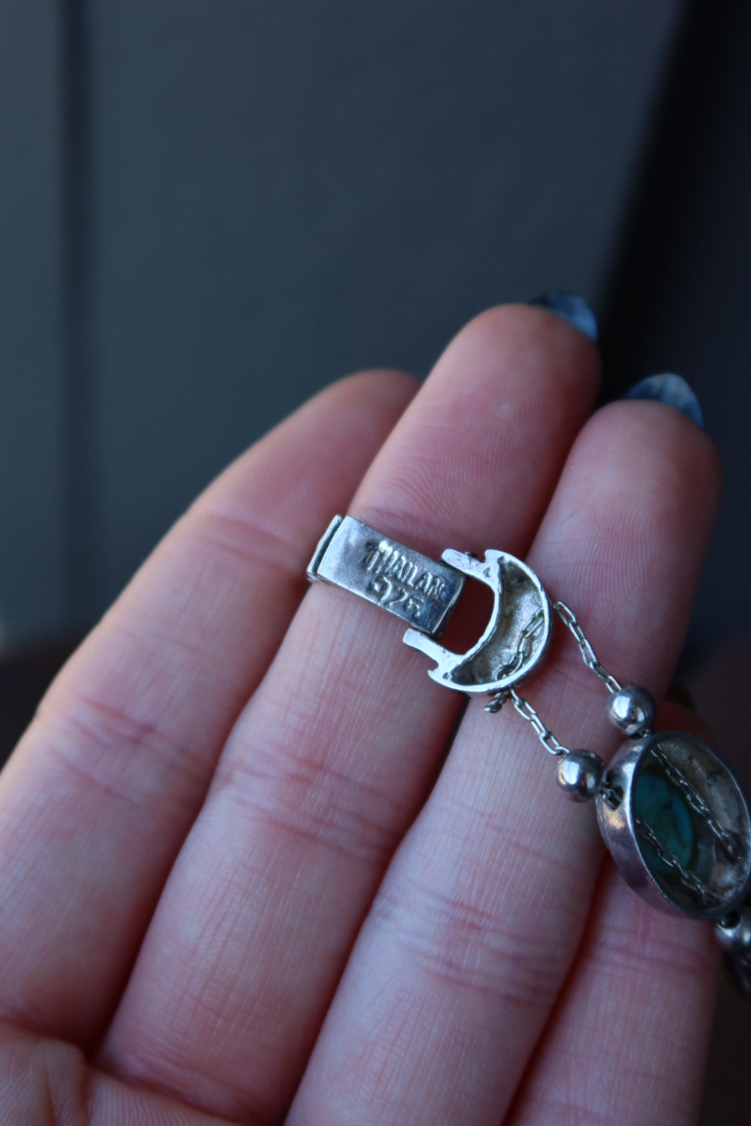 Rare Art Deco Style Slider Bracelet
